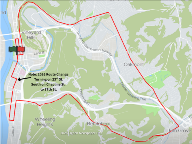 Wheeling announces traffic advisories for wellness weekend